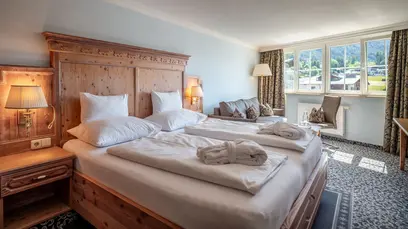 Das Doppelbett mit schöner Aussicht 